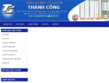 Tablet Screenshot of cualuoithanhcong.com